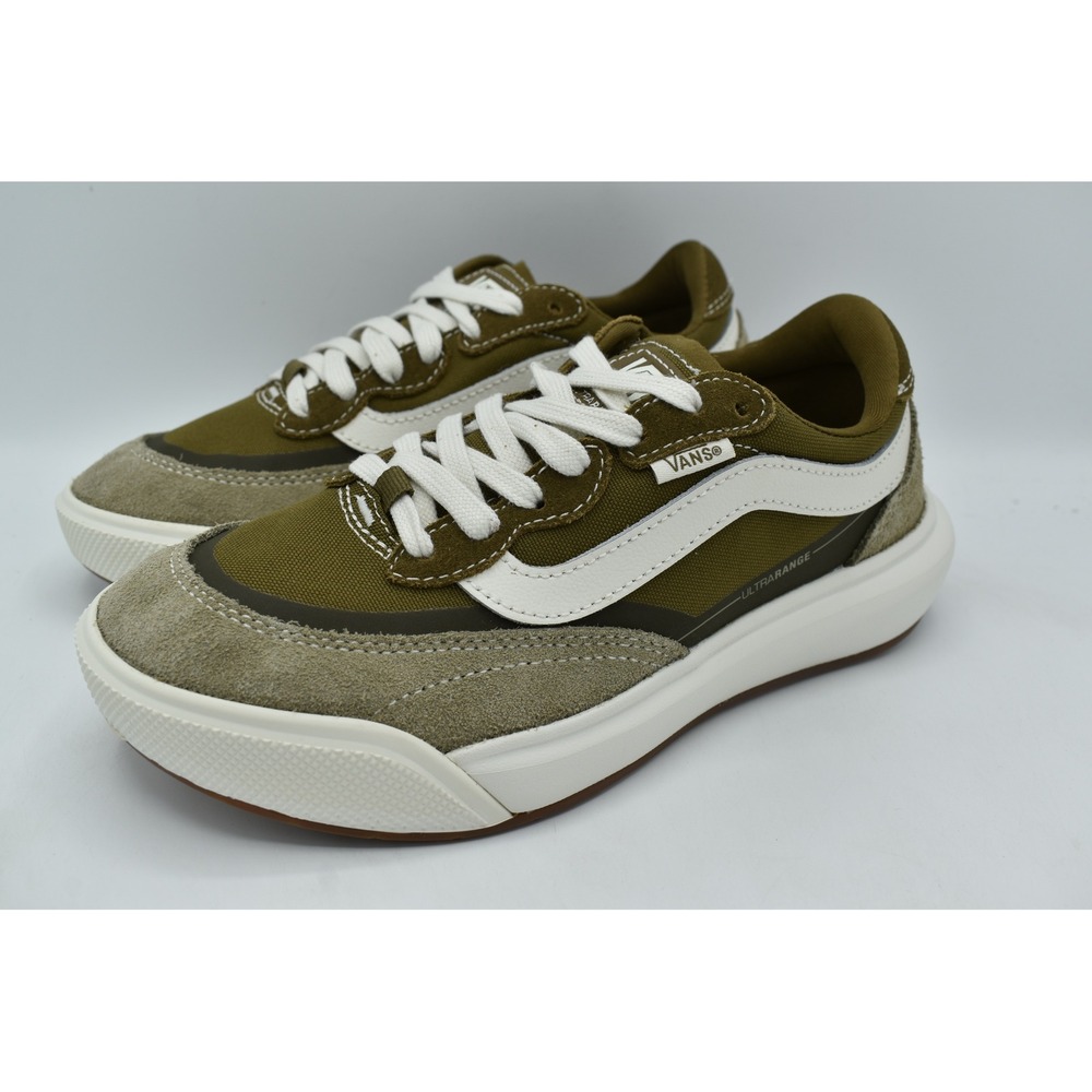 Vans Womens Size 7 MTE Ultrarange 2.0 SE Brown Olive Lace Up Sneakers Shoes